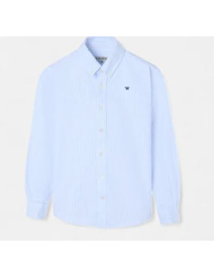 Camisa oxford  Silbon raya celeste