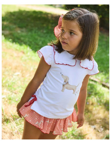 Braga Volantes y Camiseta Niña...