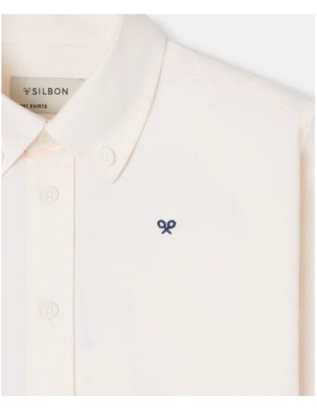 Camisa sport kids Silbon oxford amarillo