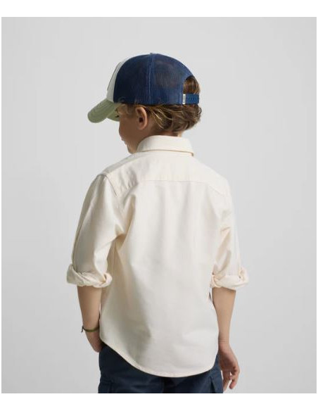 Camisa sport kids Silbon oxford amarillo