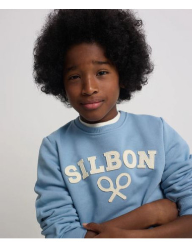Sudadera kids Silbon raqueta media...