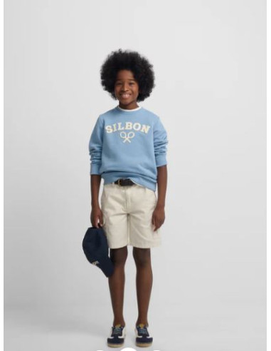 Sudadera kids Silbon raqueta media...