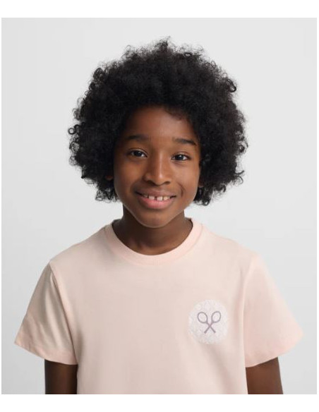 Camiseta kids Silbon raqueta etnica coral