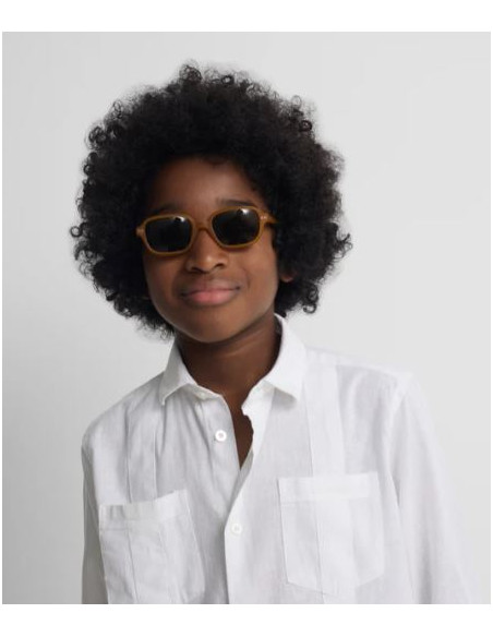 Guayabera sport kids Silbon lino blanco