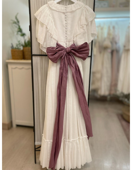 Vestido de comunión modelo Teresa de Hartenia Maso
